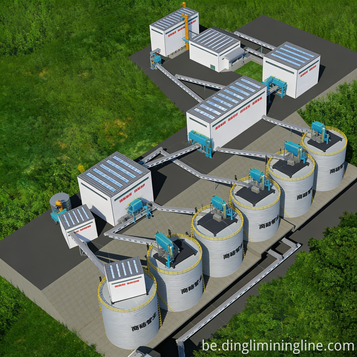 Лінія па апрацоўцы будаўнічага каменю Construction Stone Processing Line